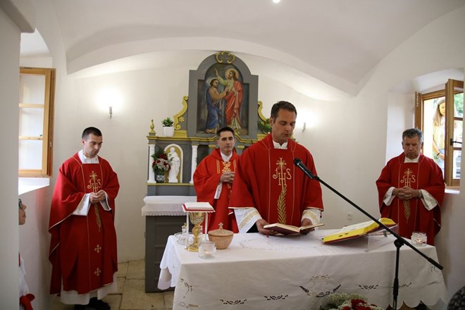 Proslava blagdana sv. Tome ap. u obnovljenoj kapelici u Kamenici